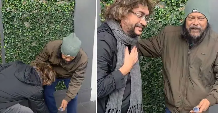 জেমসের সঙ্গে দেখা হতেই পা ছুঁয়ে সালাম রূপমের