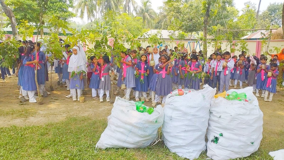 গাছের যত্নে নিরাপদ পৃথিবীর স্বপ্ন