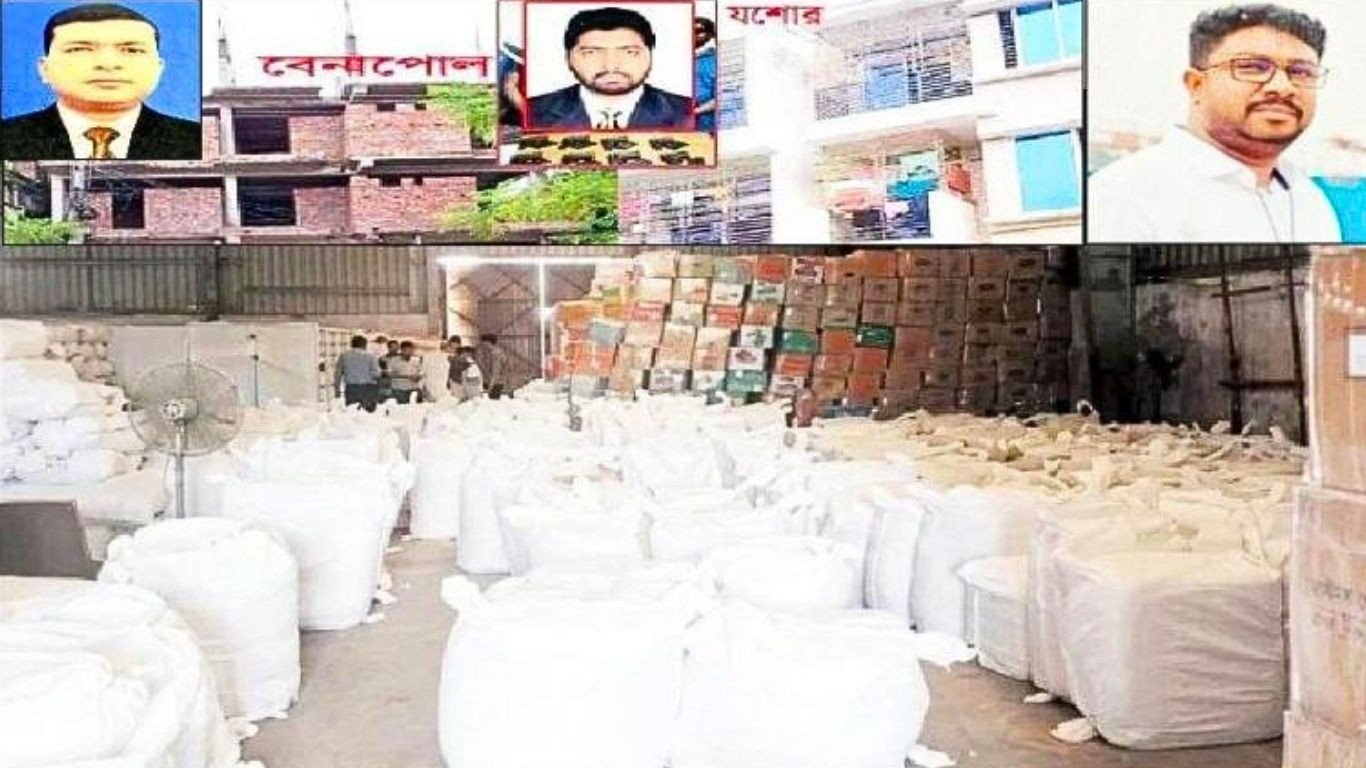 বেনাপোলে শুল্ক পরিশোধ ছাড়াই তিন ট্রাক পণ্য বের করার অভিযোগে দুই কর্মকর্তা ক্লোজ