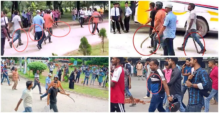 ইবিতে ছাত্রদল-শিবিরের উত্তেজনা, অস্ত্রধারী ১৯ বহিরাগত শনাক্ত