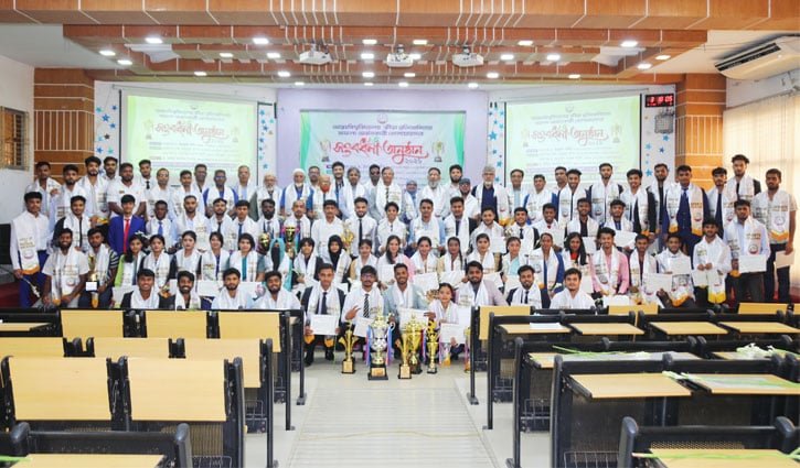 ৫ চ্যাম্পিয়নসহ পদকজয়ী যবিপ্রবির খেলোয়াড়দের সংবর্ধনা