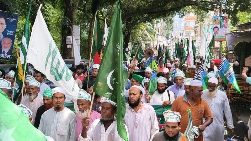 কিশোরগঞ্জে ঈদে মিলাদুন্নবী উপলক্ষে বিশাল জশনে জুলুস