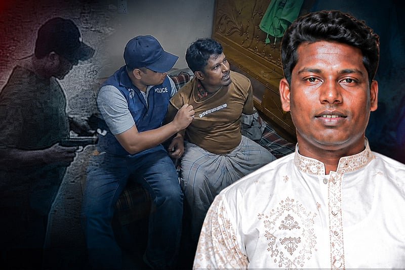 ফলস ছাদে লুকিয়ে থেকে গুলি ‘গলাকাটা মোবারকের’, শেষরক্ষা হলো না
