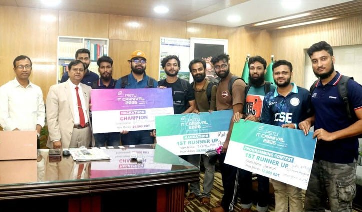 প্রযুক্তির মঞ্চে গোবিপ্রবির দাপট, এক আয়োজনে তিন সাফল্য