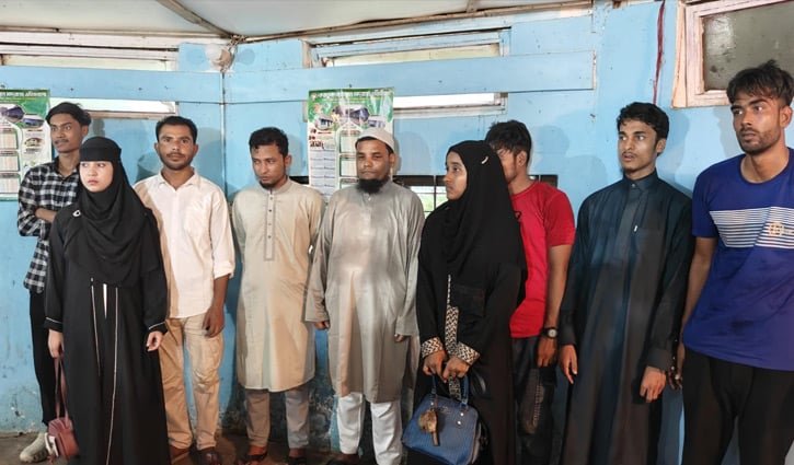 রাঙামাটির লংগদুতে রোহিঙ্গা সন্দেহে আটক ৯