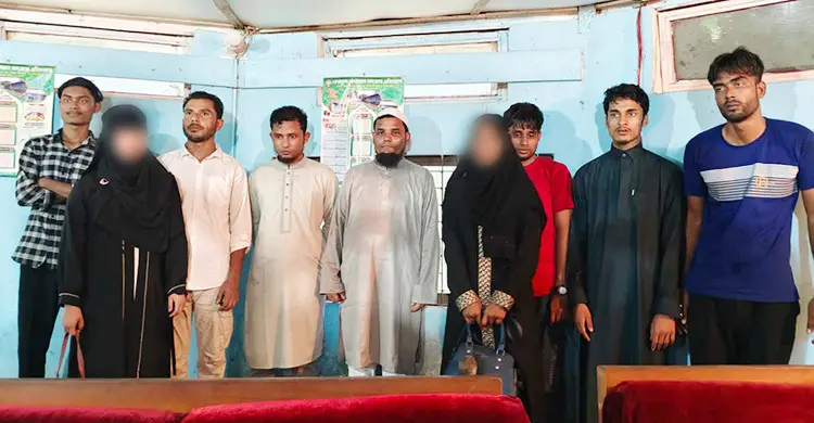 রাঙ্গামাটিতে ৫ রোহিঙ্গাসহ আটক ৯