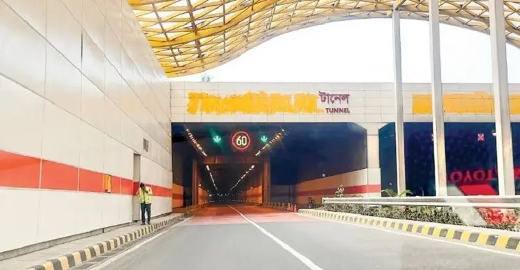 কর্ণফুলী টানেলে ৬ দিন ট্রাফিক ডাইভারশন