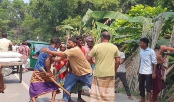 নাটোরে জমি নিয়ে বিরোধ, দুই পক্ষের সংঘর্ষে আহত ১০