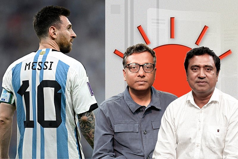 বিদায় আকাশি-সাদার মেসি