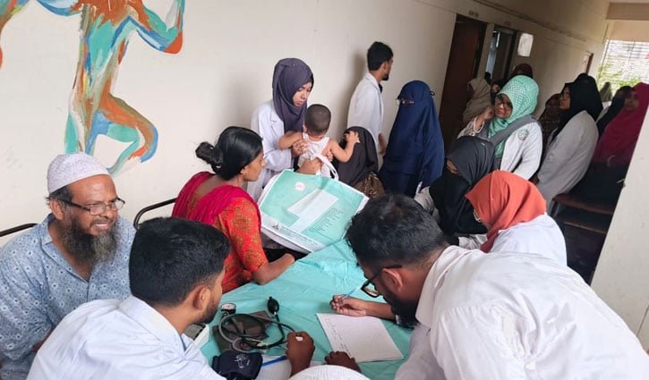 যবিপ্রবিতে সপ্তাহব্যাপী ফিজিওথেরাপি সেবা ক্যাম্প