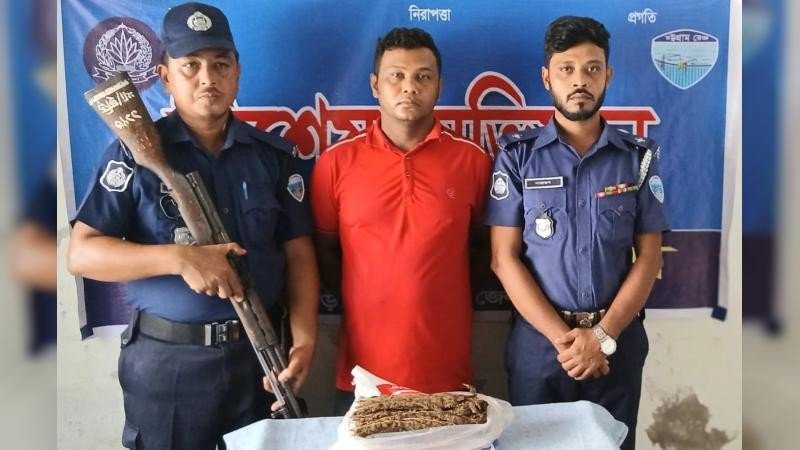 দীঘিনালায় ৪০০ গ্রাম গাঁজাসহ ১৩ মামলার আসামি ‘মাদক সম্রাট আরিফ গ্রেফতার