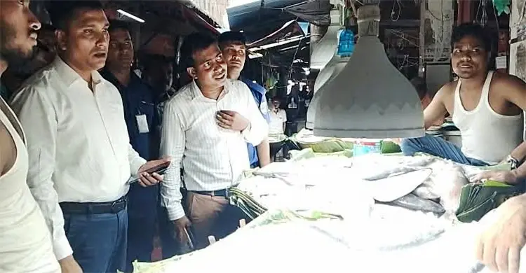 যশোরের বাজারে ভারতীয় ইলিশ, ভোক্তা অধিদপ্তরের অভিযান