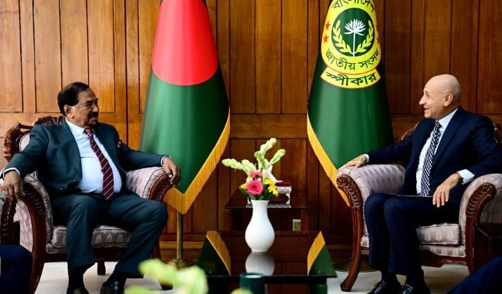 স্পিকারের সঙ্গে ইতালির রাষ্ট্রদূতের সাক্ষাৎ