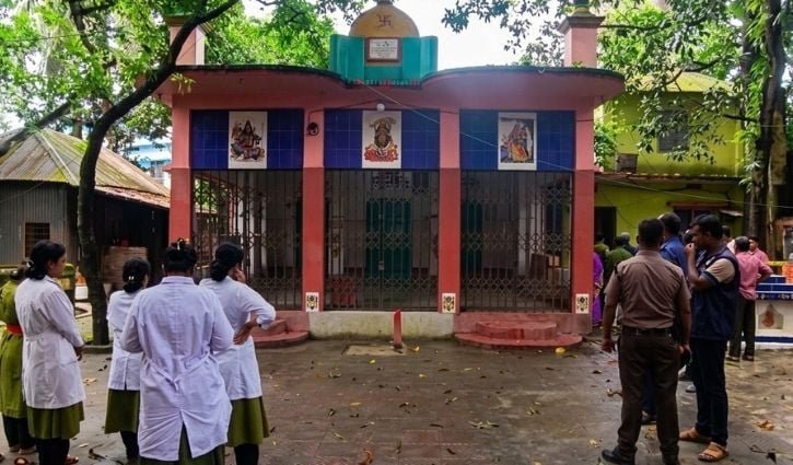 ফরিদপুরে মন্দিরের তালা ভেঙে কষ্টিপাথরের মূর্তি ও স্বর্ণালংকার চুরি