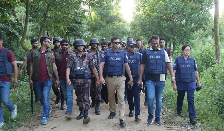 জঙ্গল সলিমপুরে সন্ত্রাসীদের বিরুদ্ধে অভিযান চলবে: এসপি