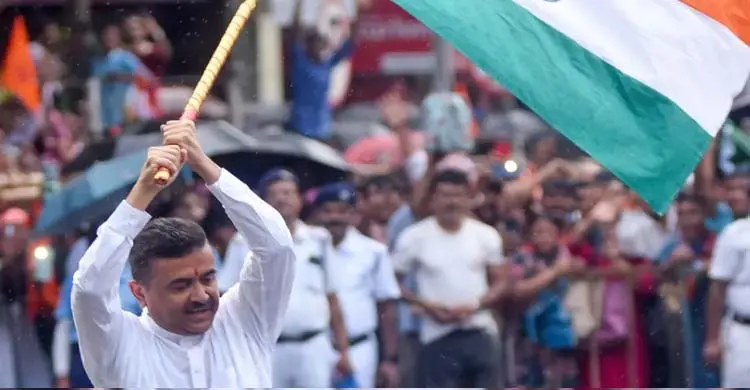 ‘ফ্রি প্যালেস্টাইন’ বাদ দিয়ে কাশ্মীর দখলে স্লোগান দেওয়া উচিত: শুভেন্দু