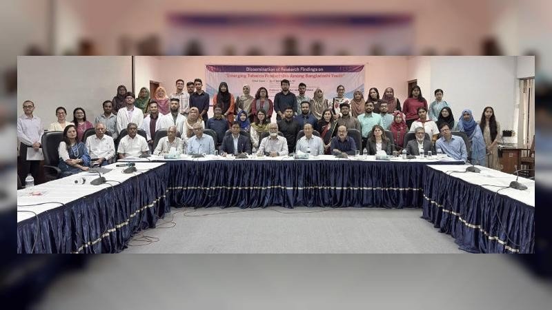 তরুণদের মধ্যে ই-সিগারেটসহ নতুন ধরনের তামাকপণ্য ব্যবহারের হার ৫.৫%