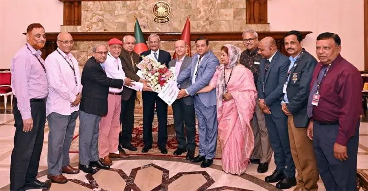 রাষ্ট্রপতির সঙ্গে জাতীয় প্রেস ক্লাব ব্যবস্থাপনা কমিটির সাক্ষাৎ