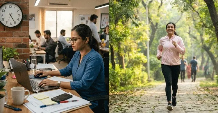 ৮ ঘণ্টা বসে কাজে রোগের ঝুঁকি কমাতে কতক্ষণ হাঁটবেন?