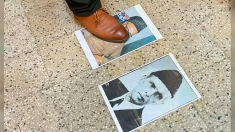 ডাকসুতে জিন্নাহ-গোলাম আযমের ছবি, মেঝেতে পদদলিত
