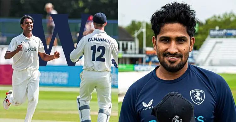 ইংল্যান্ডে ফের আগুন ঝরাচ্ছেন হাসান মাহমুদ, অভিষেক হলো খালেদেরও