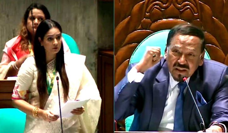 নিপুন রায়কে ফোনে কথা বলতে দেখে স্পিকার, ‘লবিতে গিয়ে কথা শেষ করে আসুন’