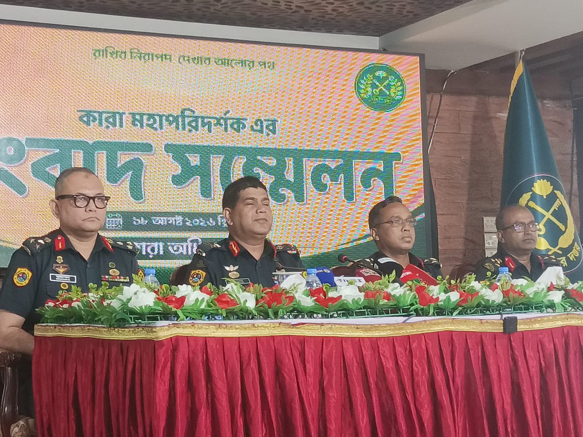 ৬৯০ বন্দী এখনো পলাতক, নরসিংদীর ১৬৬ জনের তথ্য নেই: আইজি প্রিজন