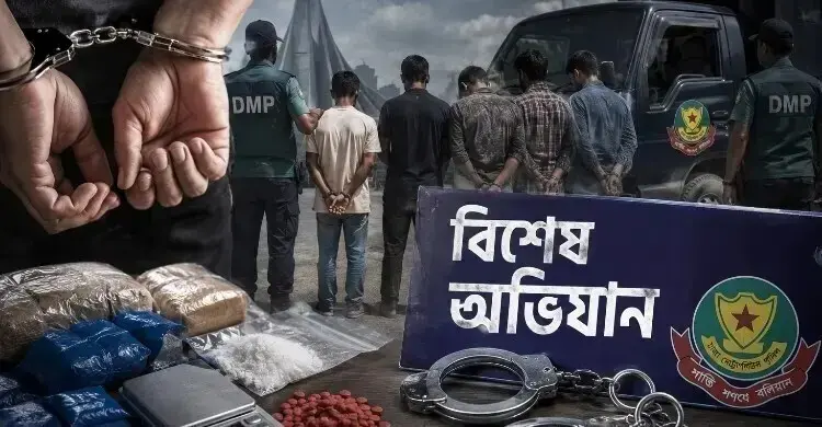 ঢাকার ২৪ ঘণ্টায় গ্রেফতার ৪১৬, কোন এলাকায় কত