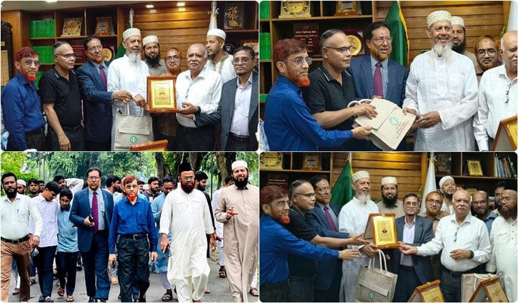 উপাচার্যের সঙ্গে ইবির প্রাক্তন শিক্ষার্থীদের সাক্ষাৎ