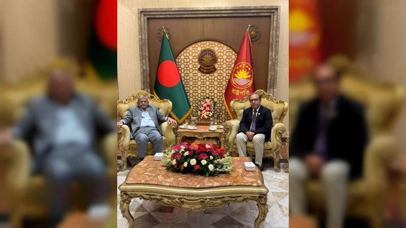 নবনির্বাচিত রাষ্ট্রপতির সঙ্গে নোবিপ্রবি উপাচার্যের সৌজন্য সাক্ষাৎ