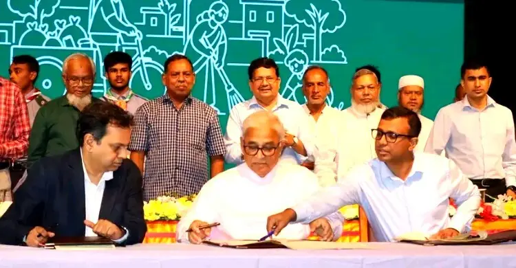 পাবনার বর্জ্য ব্যবস্থাপনা উন্নয়নে পৌরসভা-স্কয়ার-ব্র্যাকের চুক্তি