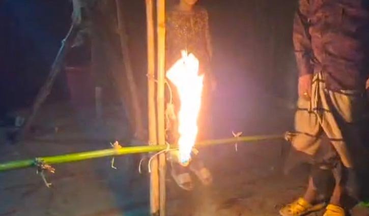 নলকূপ বসানোর স্থানে মিলল গ্যাসের সন্ধান