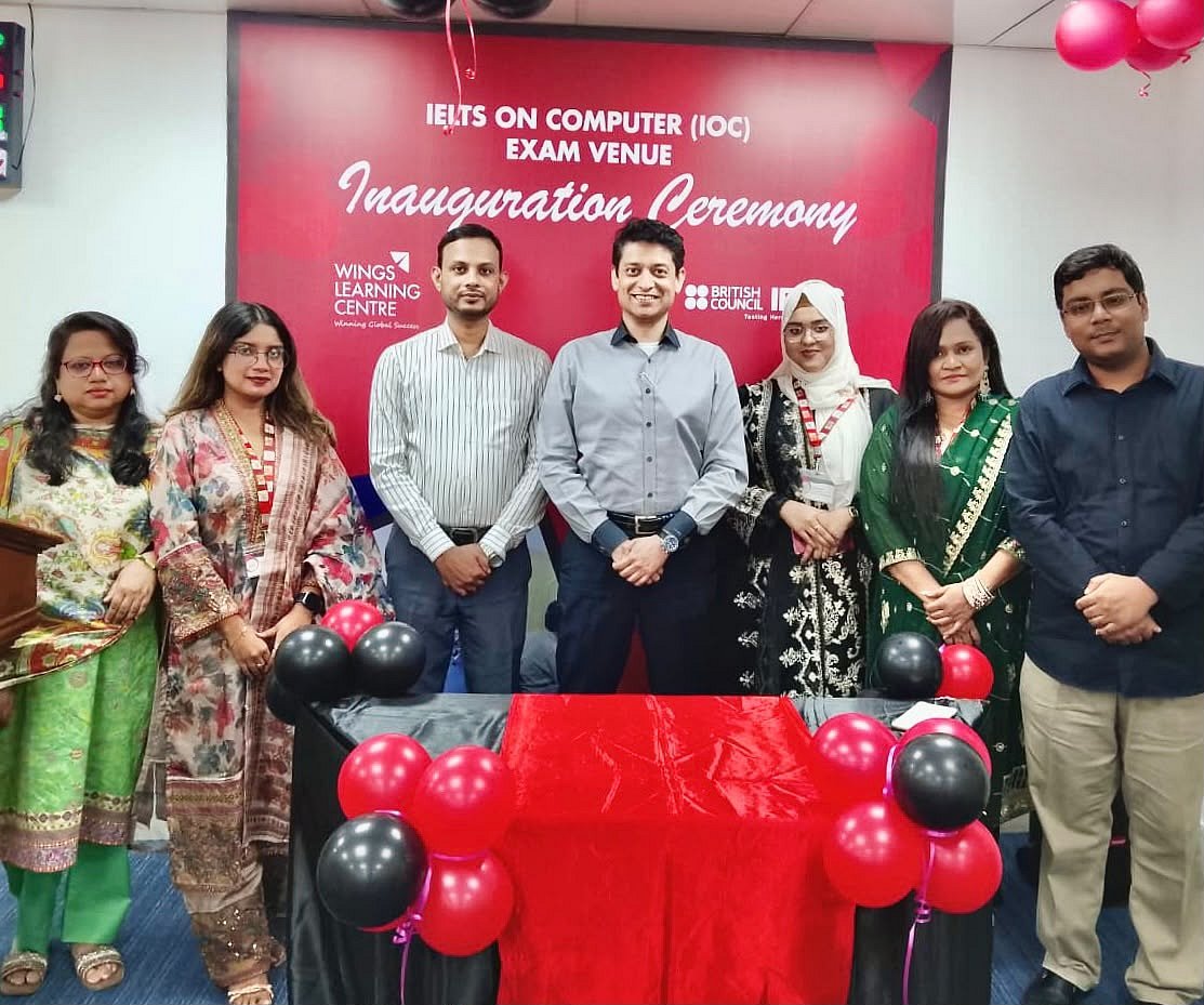 ধানমন্ডিতে চালু হলো উইংসের নতুন
আইইএলটিএস পরীক্ষাকেন্দ্র