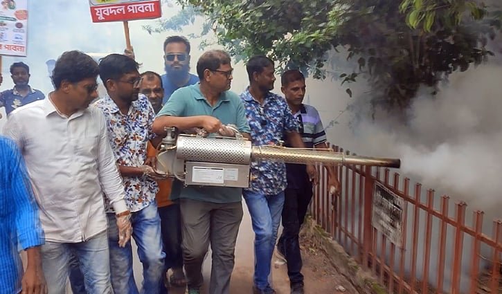 ডেঙ্গু প্রতিরোধে পাবনা জেলা যুবদলের সপ্তাহব্যাপী কর্মসূচি