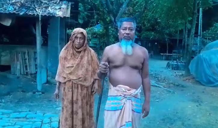 জমি না দেওয়ায় মা-বাবাকে বাড়ি ছাড়া করার অভিযোগ