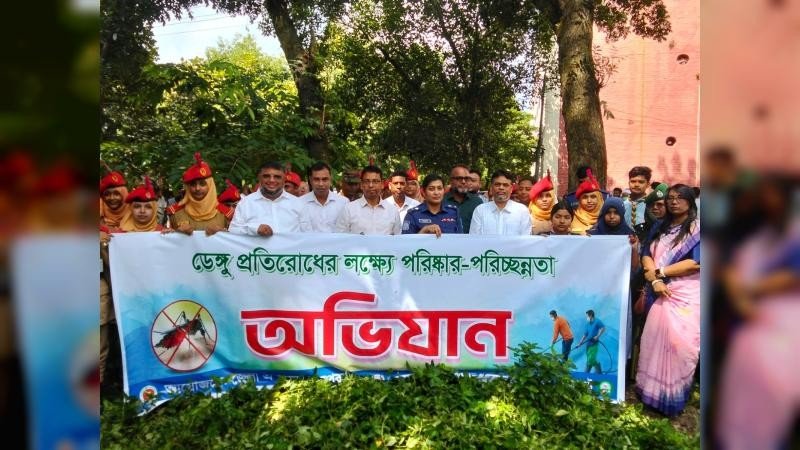 জয়পুরহাটে ডেঙ্গু প্রতিরোধে ৩ মাস ব্যাপী পরিচ্ছন্নতা অভিযান উদ্বোধন