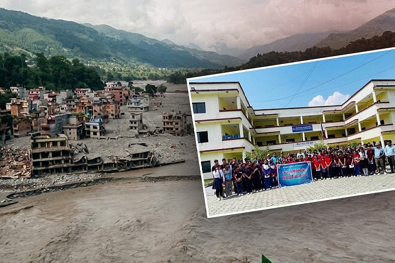 প্রধান শিক্ষকের দ্রুত সিদ্ধান্ত, নেপালে প্রাণে বাঁচল ৯০০ শিক্ষার্থী