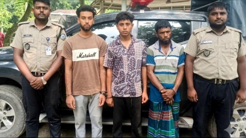 পাংশায় মাদক বিরোধী অভিযানে ৩ জন গ্রেফতার