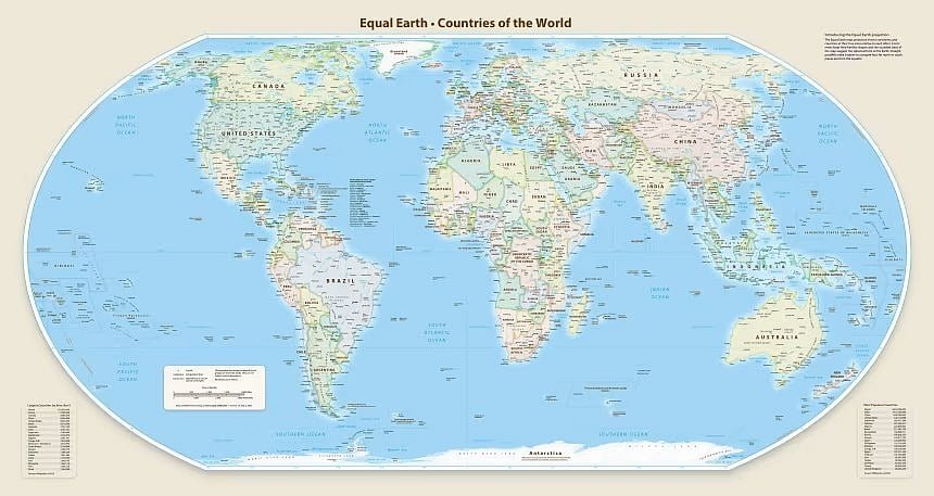 বিশ্বের নতুন মানচিত্র, থাকবে আফ্রিকার আসল আকার