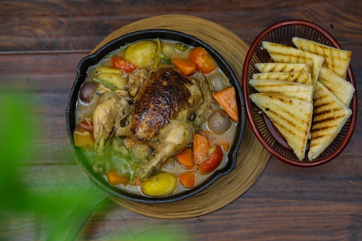 আস্ত মুরগির স্টুর রেসিপি