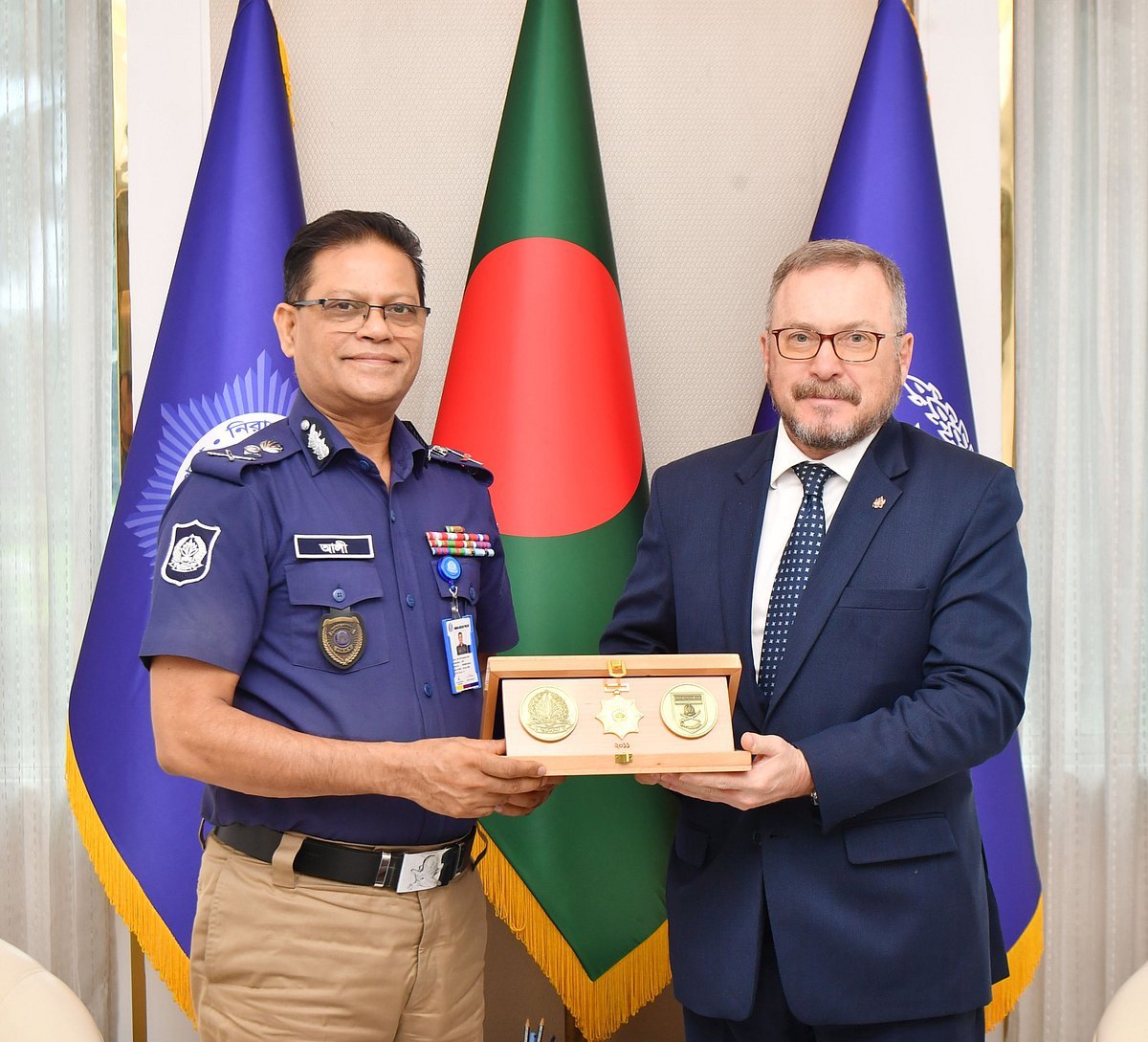 আইজিপির সঙ্গে রাশিয়ার রাষ্ট্রদূতের সাক্ষাৎ