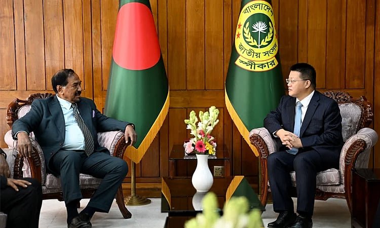 চীনের বিদায়ী রাষ্ট্রদূতের সৌজন্য সাক্ষাৎ, রোহিঙ্গা প্রত্যাবাসনে বেইজিংয়ের সহায়তা চাইলেন স্পিকার