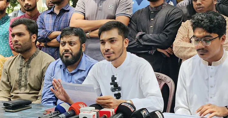 রাকসু নির্বাচনের তফসিল ঘোষণাসহ ৫ দাবিতে ছাত্রশিবিরের সংবাদ সম্মেলন