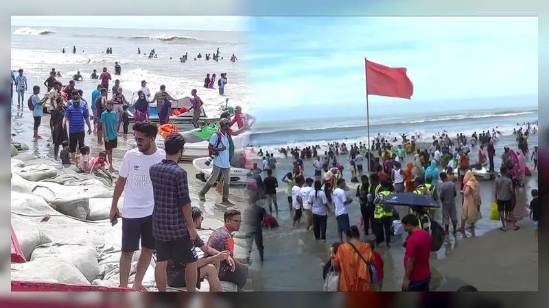 বর্ষা শেষে চিরচেনা রূপে কক্সবাজার ক্লান্তি ভুলিয়ে দেয় যে সৈকত