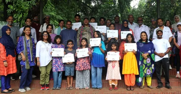 জাতীয় উদ্ভিদ উদ্যানে প্রকৃতিপাঠ পাঠশালার বন্যপ্রাণের গল্পকথা