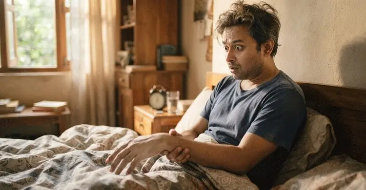 সকালে ঘুম ভাঙার পর হাত অবশ লাগে কেন?
