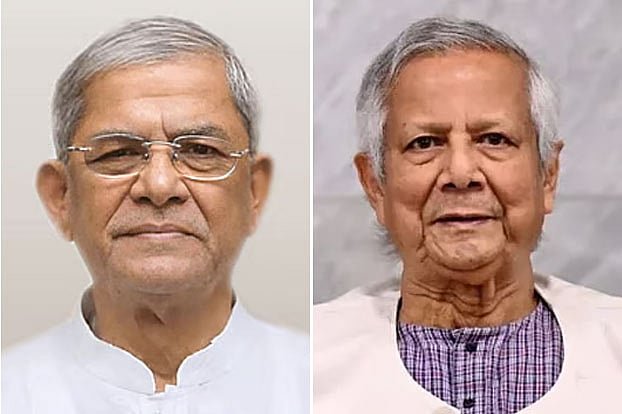 রাষ্ট্রপতি নির্বাচিত হওয়ায় মির্জা ফখরুলকে অধ্যাপক ইউনূসের অভিনন্দন