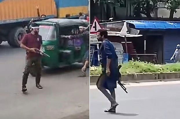 প্রকাশ্যে অস্ত্র নিয়ে মহড়া দেওয়া তিন অস্ত্রধারী গ্রেপ্তার, হাতে থাকা অস্ত্রগুলো কোথায়