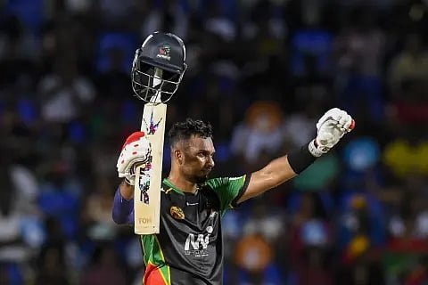 গেইলদের টুর্নামেন্টে দ্রুততম সেঞ্চুরির রেকর্ড শানাকার