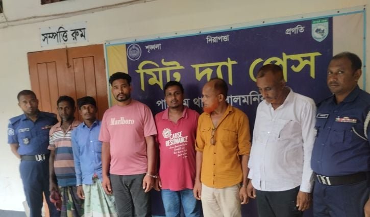 সরকারি কাজে বাধা: লালমনিরহাটে বিজিবির মামলায় বিএনপি নেতাসহ কারাগারে ৬